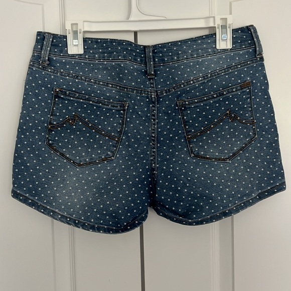 Polka Dot Max Jean Shorts - Picture 2 of 3